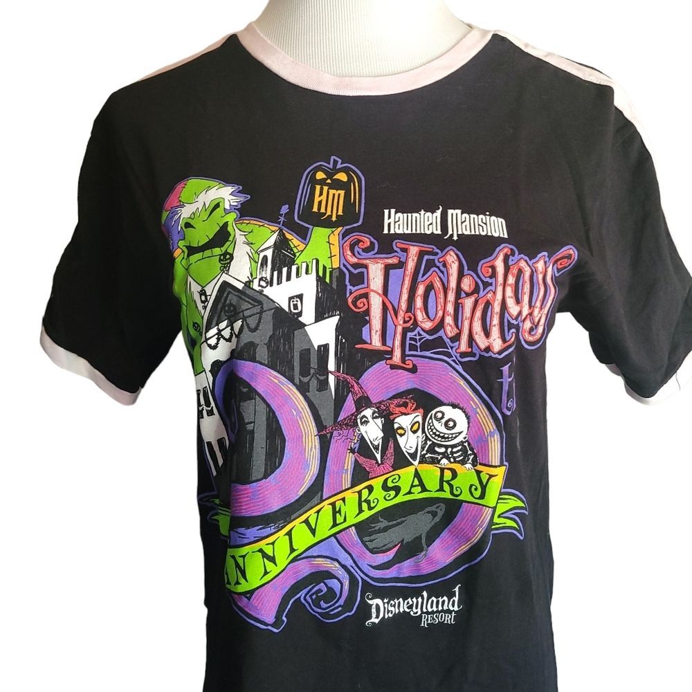 Disneyland Shirt Adult M Haunted Mansion Holiday 20th Anniversary Glow Limited